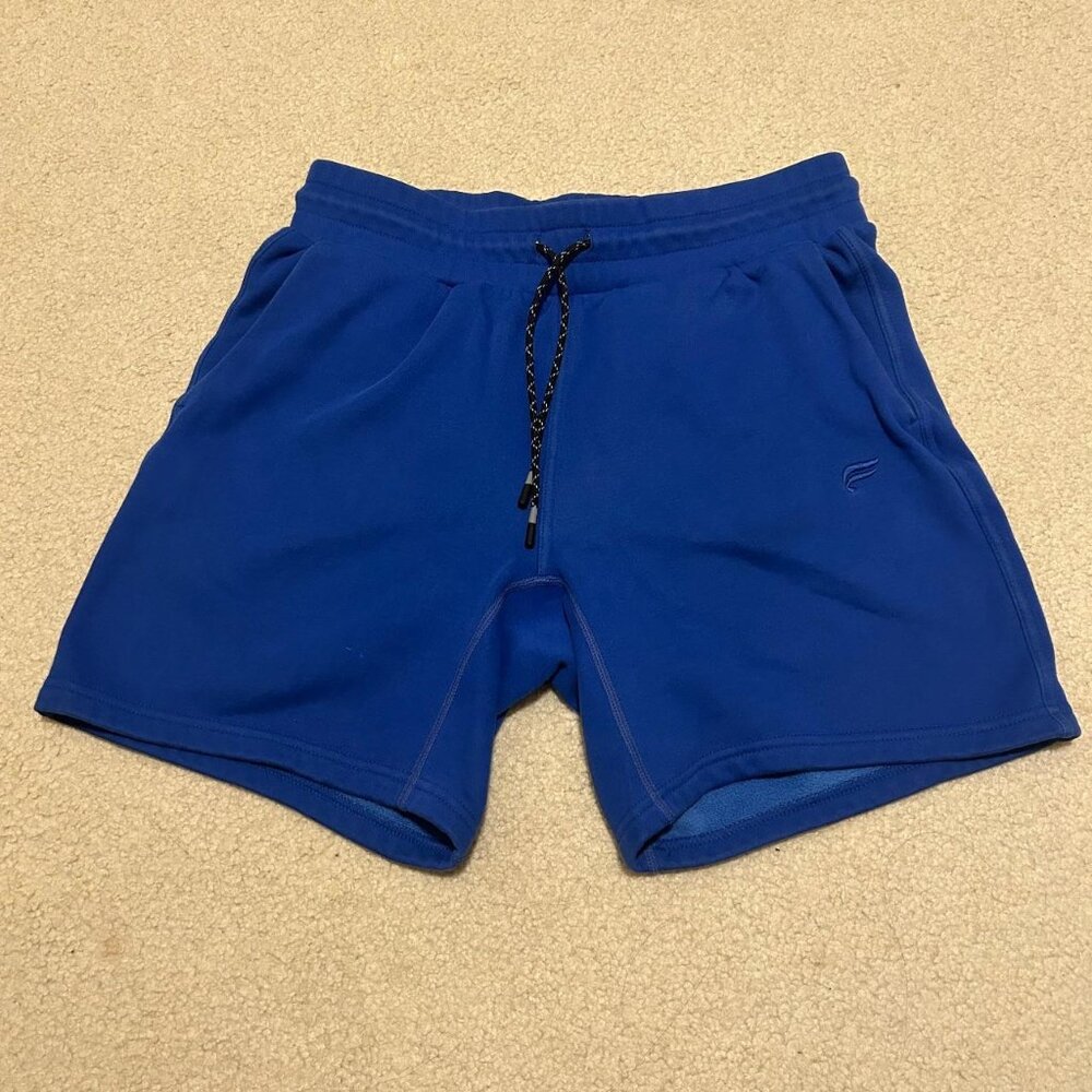 Fabletics Blue The Year Round Terry Short Size Medium